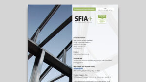 Environmental Product Declaration for Cold-Formed Stee