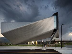 olympic museum steel framing