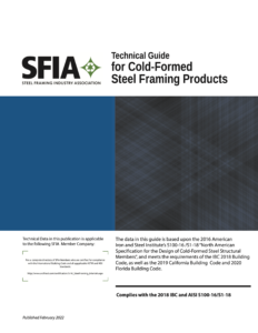 Technical Guide for Cold-Formed Steel Framing Products