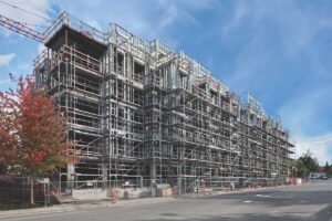 steel framing midrise building