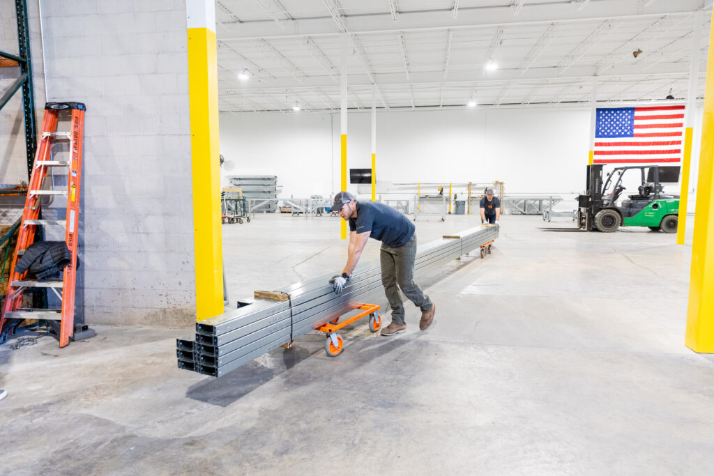 Prefabrication with cold-formed steel will make your workforce much more effective. Photo courtesy Wies Offsite