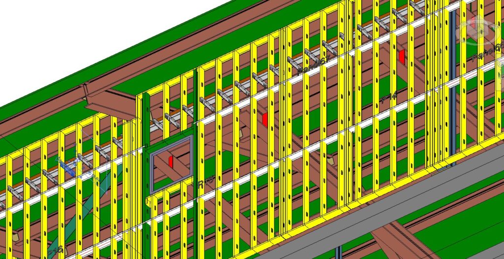 Models featuring cold-formed steel (CFS) framed walls help provide details that will improve the final product.