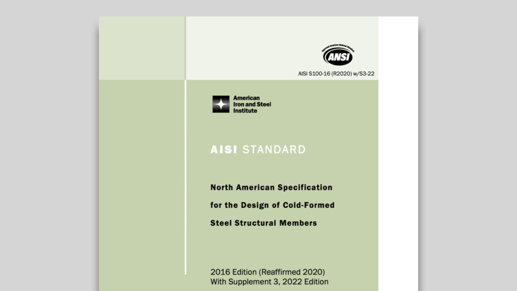 AISI S100-16 Supplement 3