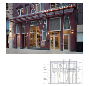 Excel Engineering Y framing Hotel Indigo CFSEI Design Excellence Award