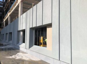 DBC fabricated sloped window CFS studs.