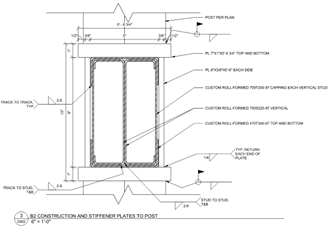McClure CFSEI Award Balcony Design Titletown Residential Project Green Bay steel framing