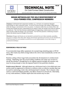 CFSEI Tech Note W601-23