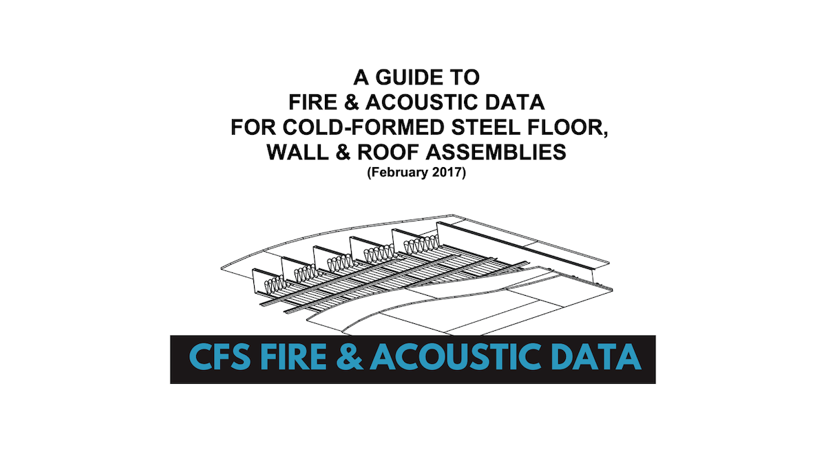 【C.F.S Complete floor specification】【同人】 A Guide to Fire and Acoustic Data for Cold-Formed Steel Floor