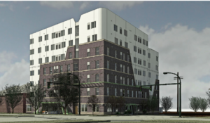 Chrysalis Affordable Housing project steel framing