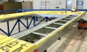 The Wynkoop Project made efficient use of prefabricated cold-formed steel (CFS) framing for the building's exterior envelope. Photo courtesy of CEMCO (2024 SFIA Awards)