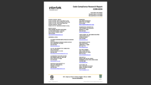 Intertek Code Compliance Research Report, CCRR-0224, for standard cold-formed steel (CFS) framing members was reissued in January 31, 2025.