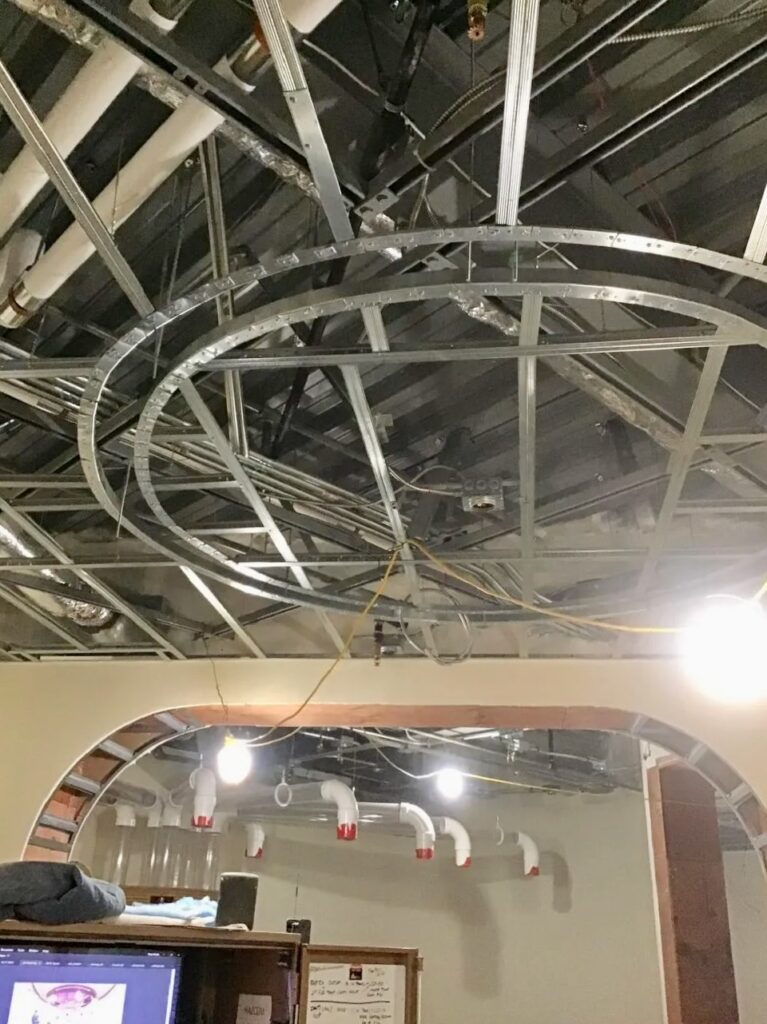 2024 SFIA Awards — CFS framed radius ceilings were installed in the Fairy Garden.