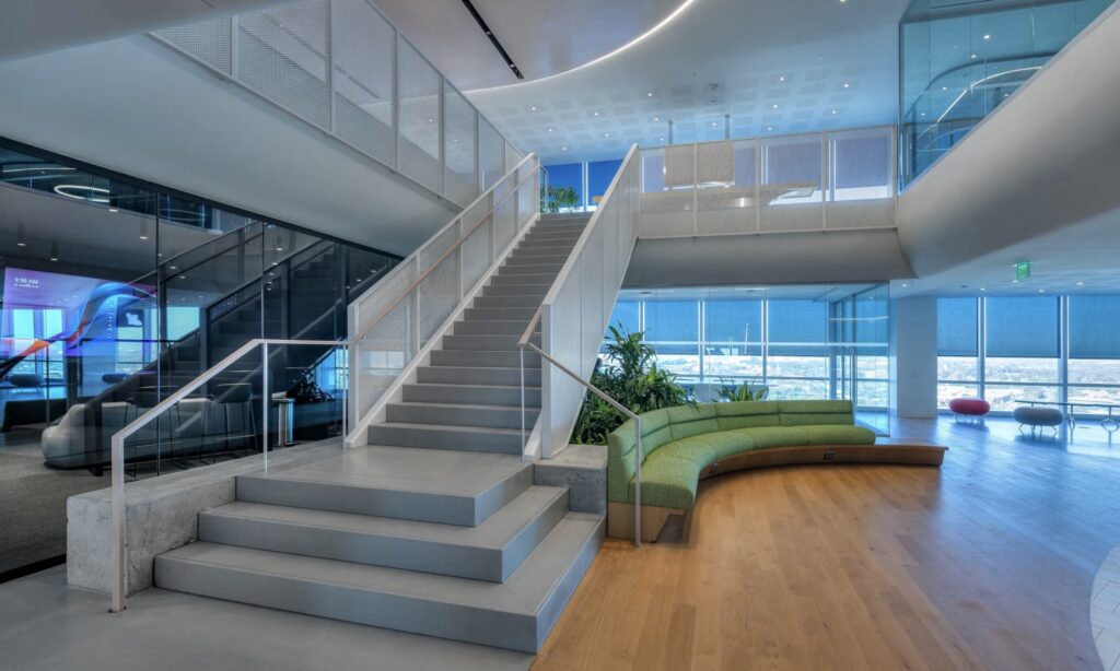 The 2024 SFIA Awards winner for the Volkswagen headquarters project included SFIA members ADTEK Engineers, C.J. Coakley Co., Inc., ClarkDietrich, L&W Supply and Simpson Strong-Tie.