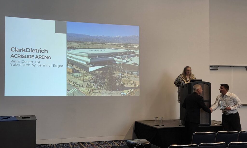 The 2025 SFIA Awards ceremony, for the 2024 competition, included a ClarkDietrich winning project.