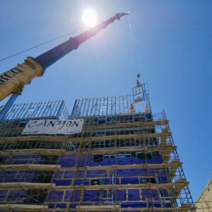 SFIA member Industrialized Construction Solutions engineered the 7-story, 85-unit West Point Apartments II in downtown Tucson, Arizona, as a load-bearing, panelized cold-formed steel (CFS) system, eliminating the need for a podium.