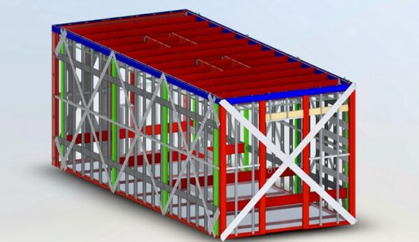 Working with LOD 350 enabled R.A. Smith and its partners to visualize individual components of the pods, but also their complete installation, fabrication and spatial coordination.