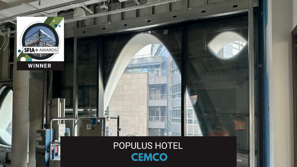 The Populus hotel in Denver features 150 tons of CEMCO cold-formed steel (CFS) framing to form window “eyelids” and more.