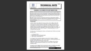Tech Note G500-25: Vibration of Cold-Formed Steel Joist Framed Floors