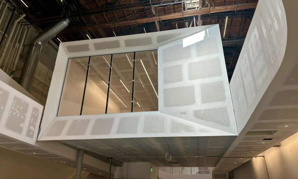 The project made efficient use of light-weight, high-strength CEMCO cold-formed steel (CFS) products to create the building-within-a-building concept.