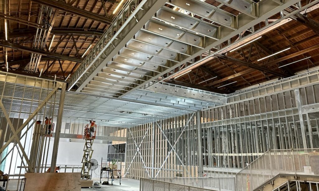 The Mullin Transportation Design Center projects features 100 tons of CEMCO cold-formed steel (CFS) framing products.