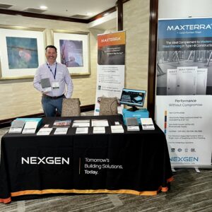 Silver Sponsor NEXGEN highlighted the company’s MgO-based construction products during the 2026 CFSEI Expo in Long Beach, California. NEXGEN products are designed to support resilient and sustainable structures.
