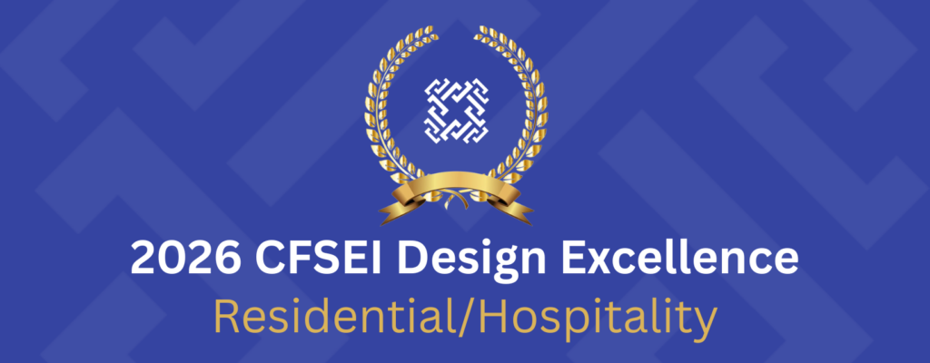2026 CFSEI Design Excellence Awards, Residential/Hospitality Category Winners