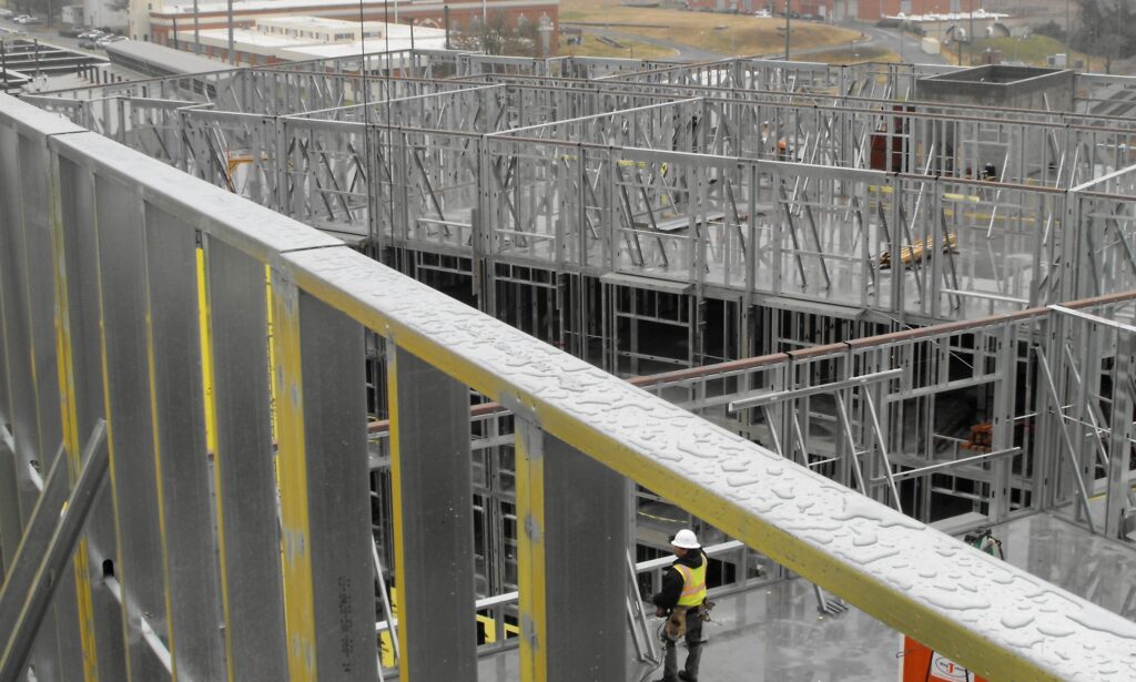 Protective metallic coatings, proper building design and the inorganic nature of cold-formed steel (CFS) framing work together to minimize the effects of moisture and condensation.
