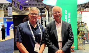 Eric Larson, left, will succeed Tom Porter as CEMCO president and CEO when Porter retires at the end of the year.
