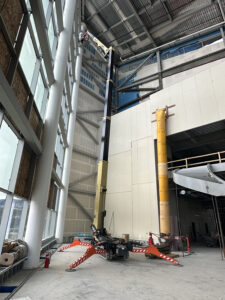 Interior CFS framing supports exhibit spaces exceeding 80 feet in height while accommodating walkable ceilings and maintenance access above.