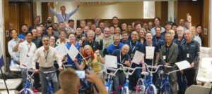 Salas O’Brien employees built 12 bicycles for the Boys & Girls Clubs of Greater San Diego, supporting local children and families.