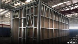 Cold-formed steel framing combines the precision of off-site manufacturing with steel’s recyclability to reduce construction waste