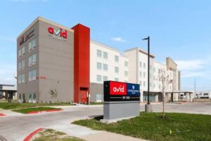 The Avid Candlewood Suites in Mission, Texas, converted from wood to load-bearing cold-formed steel (CFS) framing, is designed for 124-mph winds.